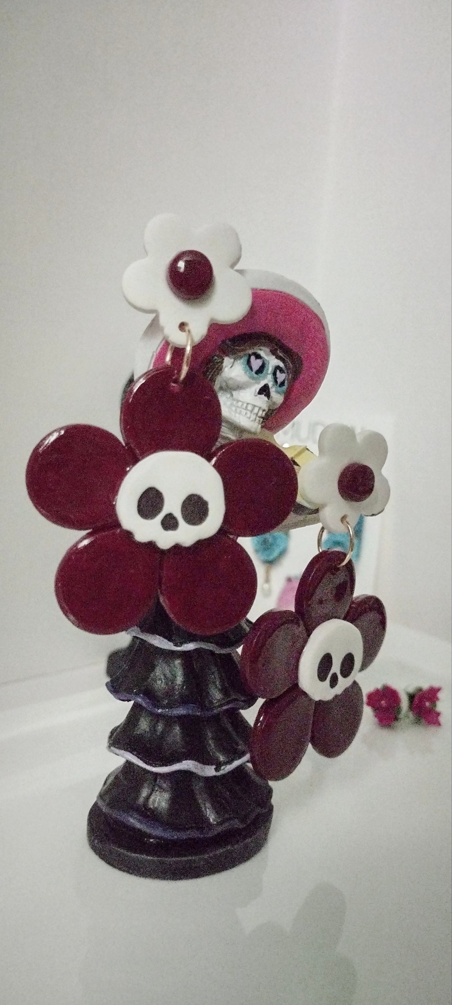 FloralSkull DarkRed